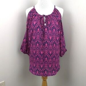 Francesca's Bird Cage shirt, sz S